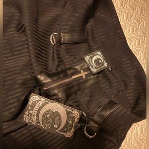 Killstar Shadow Stripe Trousers XL